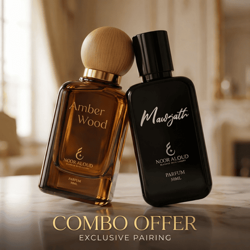Arabic Luxury Oud Perfume Duo – 100ML (Mawjath & Amber Wood)