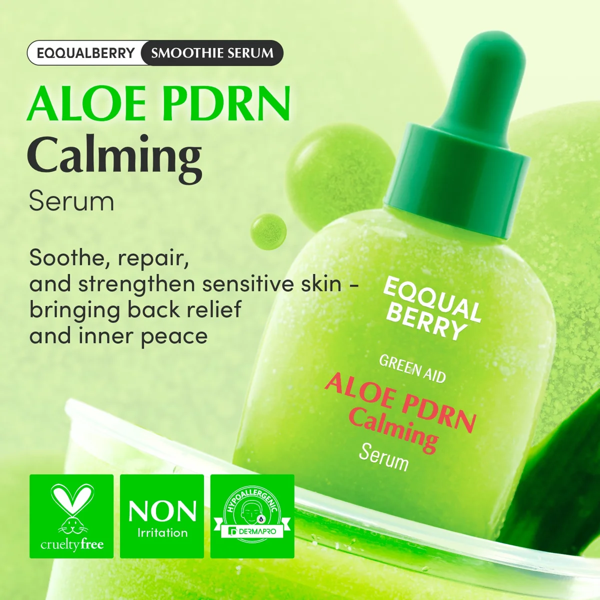 EQQUALBERRY Aloe PDRN Calming Serum 30 ml