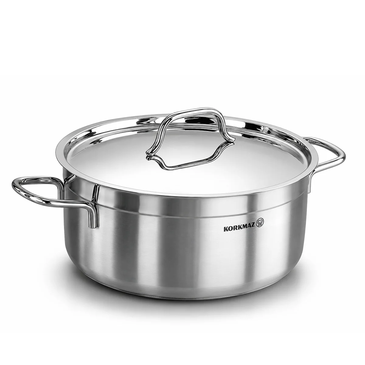 Korkmaz Alfa Plus Couscous 10 Pcs Stainless Steel Cookware Set | Induction Compatible Tri-Ply Bottom Pots and Pans Set | Silver - KA1998