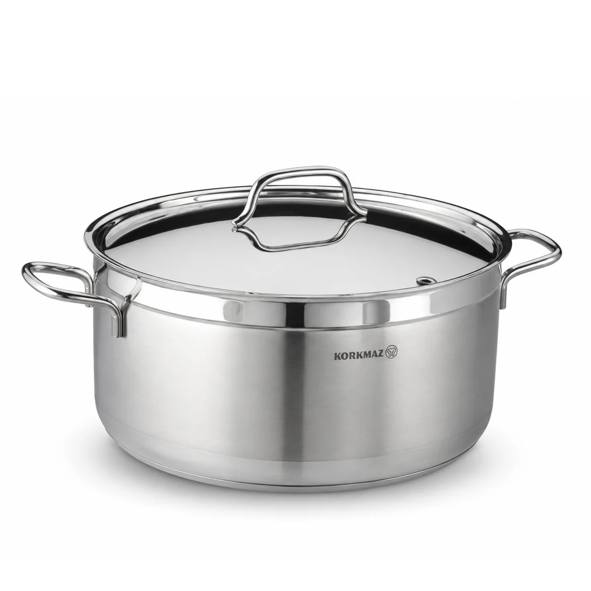 Korkmaz Alfa Plus Couscous 10 Pcs Stainless Steel Cookware Set | Induction Compatible Tri-Ply Bottom Pots and Pans Set | Silver - KA1998