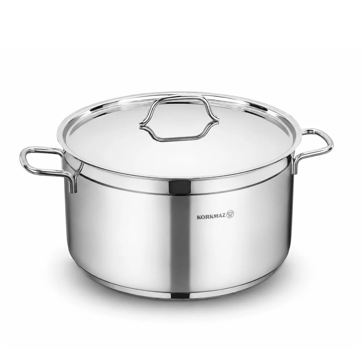 Korkmaz Alfa Plus Couscous 10 Pcs Stainless Steel Cookware Set | Induction Compatible Tri-Ply Bottom Pots and Pans Set | Silver - KA1998