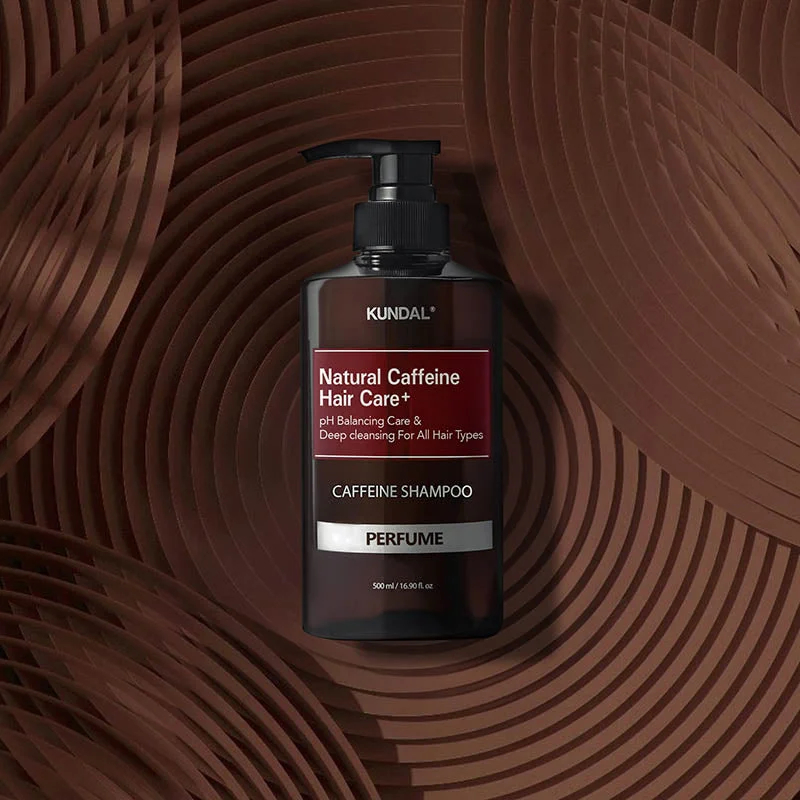 KUNDAL Caffeine Shampoo — White Musk 500 ml
