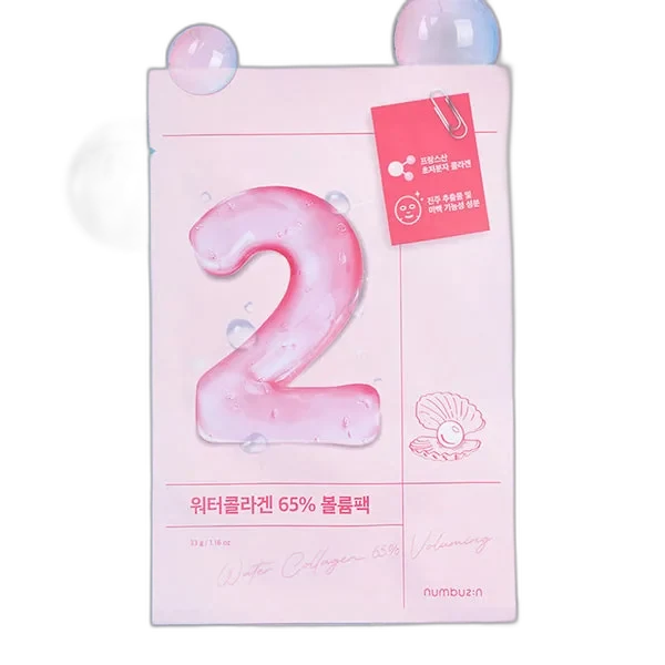 Numbuzin No. 2 Water Collagen 65% Sheet Mask - 4 Pack