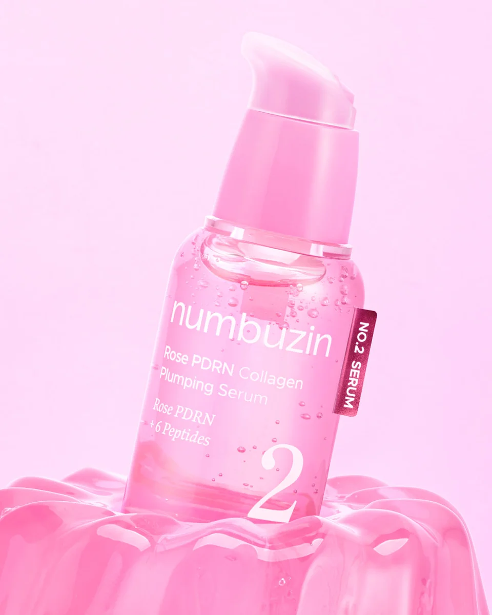 Numbuzin No. 2 Rose PDRN Collagen Plumping Serum 1.2 ml x 10