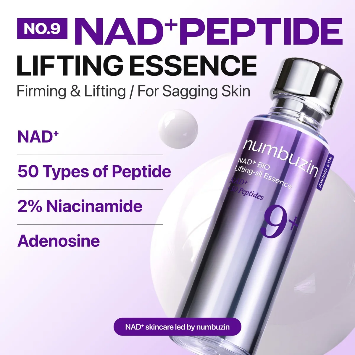 Numbuzin No. 9 NAD Bio Lifting Essence 50 ml