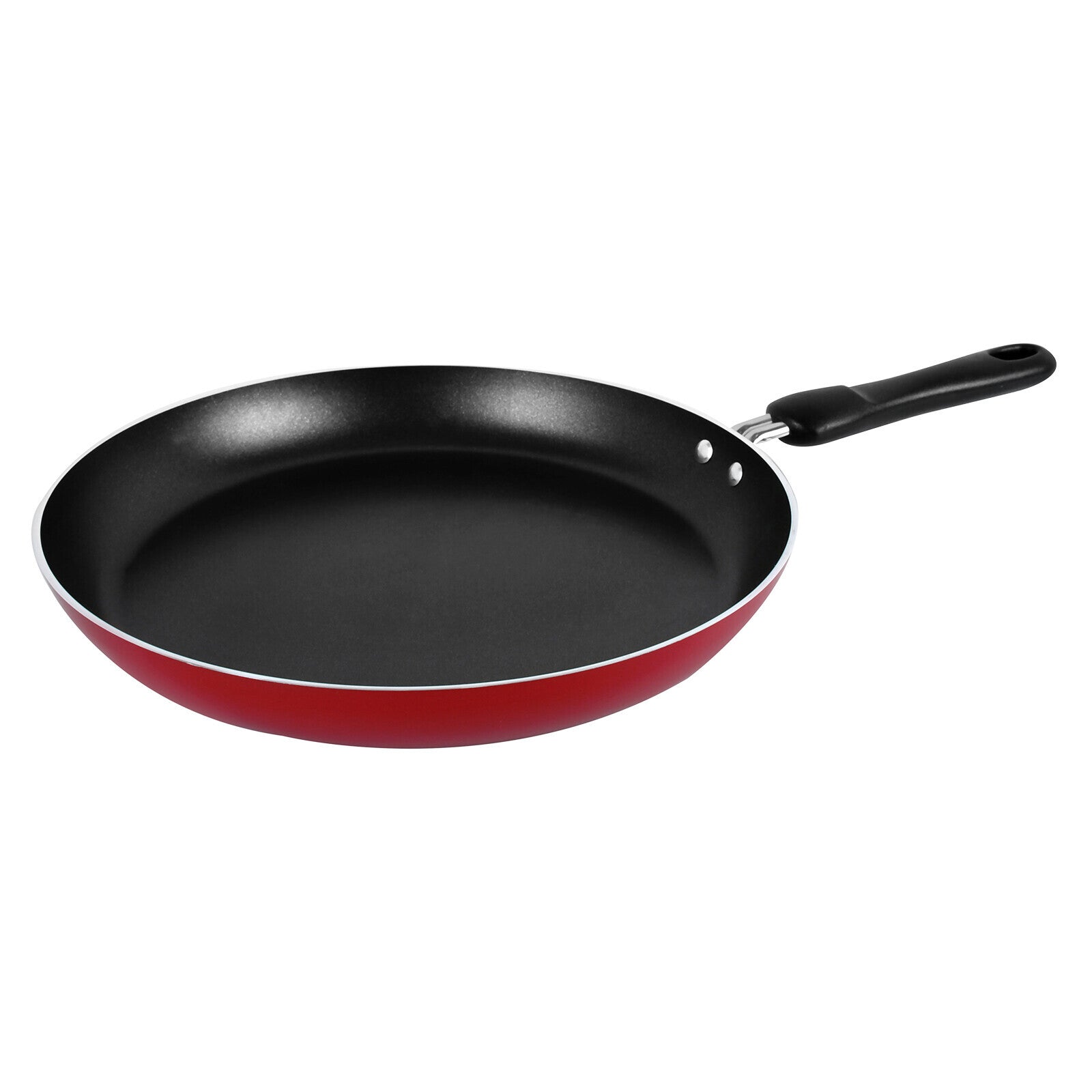Prestige Aluminum Non- Stick 3Pcs Fry Pan Set | Induction Compatible Frying Pan | PR21784 - Red
