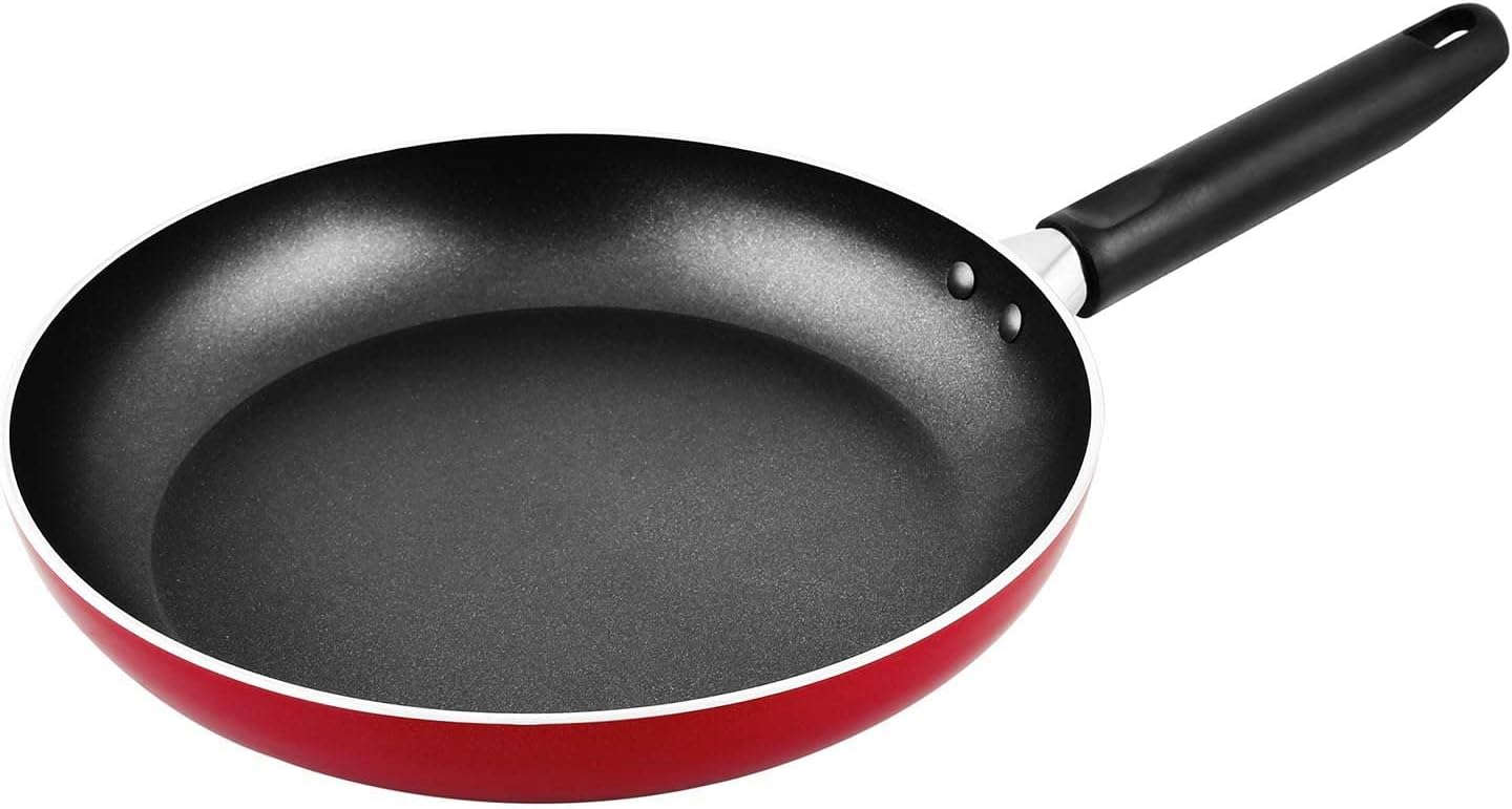 Prestige Classique 28cm Non-Stick Fry Pan - 3X Ultra Tough Coating, Red