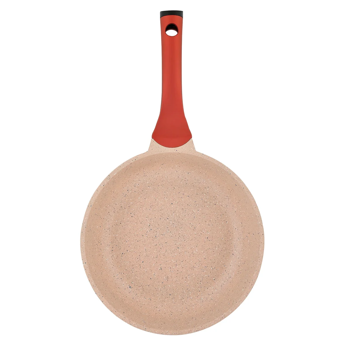 Prestige Essentials Granite 7 Piece Non-Stick Cast Aluminium Cookware Sets | Induction Compatible Pots and Pans Set | Pink - PR80961