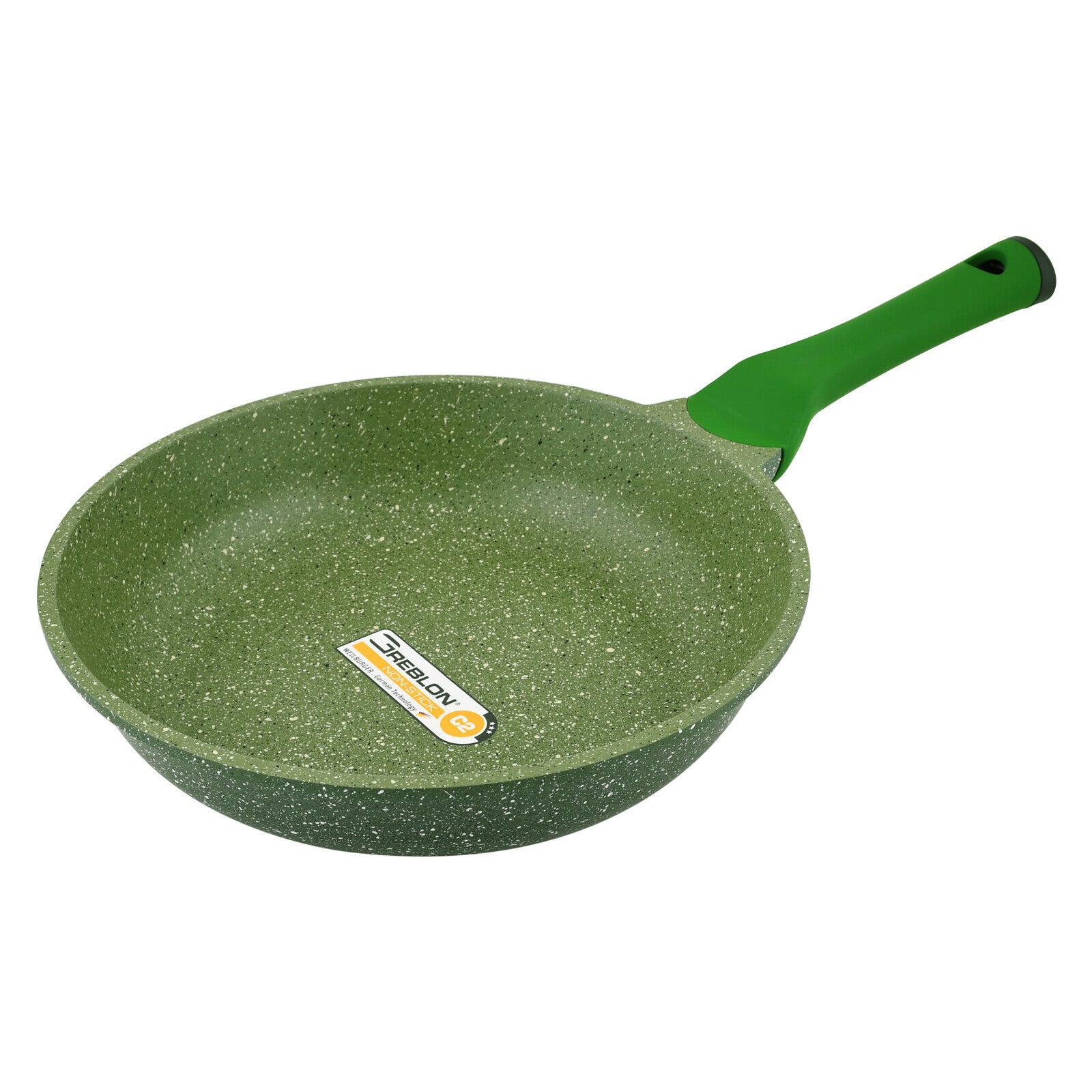 Prestige Essentials 24cm Granite Non-Stick Fry Pan - Induction Compatible - Green