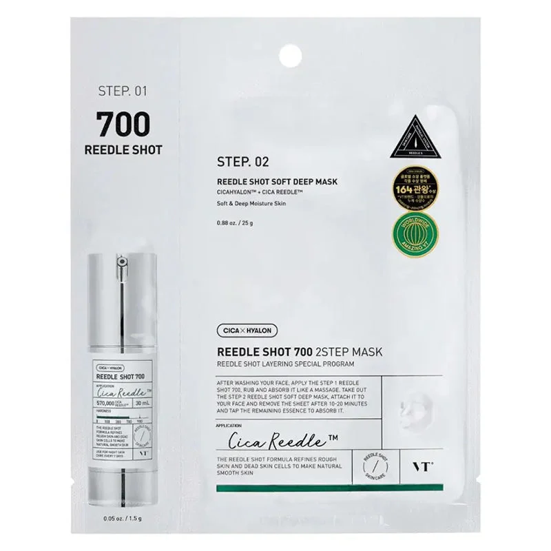 VT Cosmetics Hydrop Reedle Shot 2 Step Mask - 700 hL