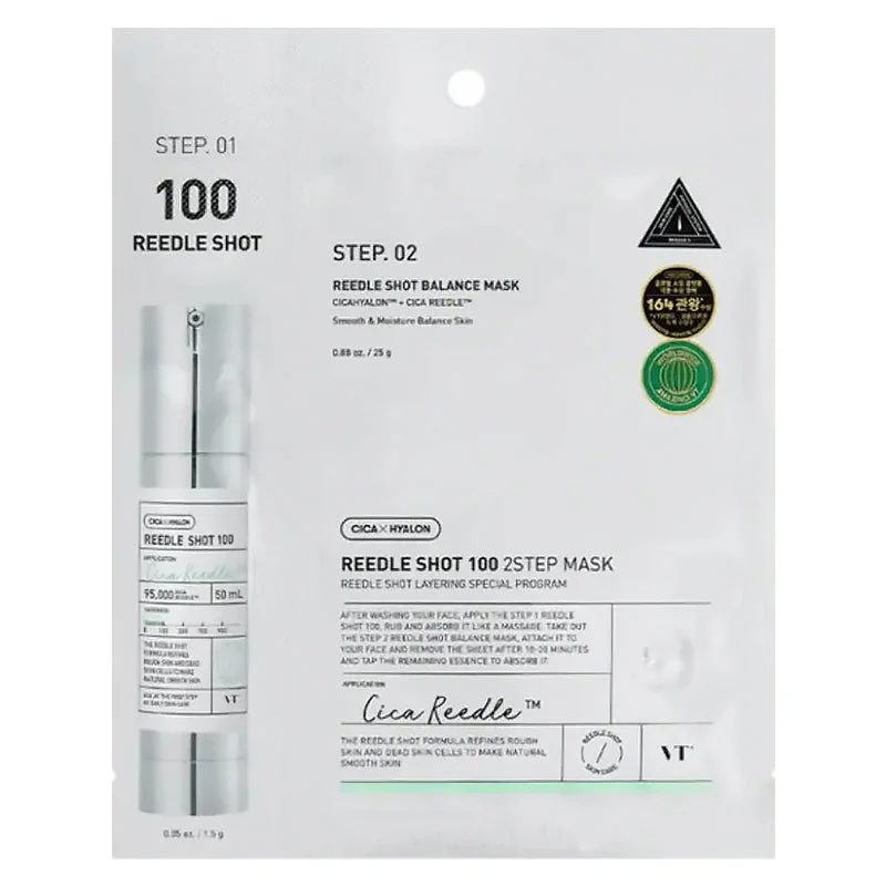 VT Cosmetics Reedle Shot 2 Step Mask - 100